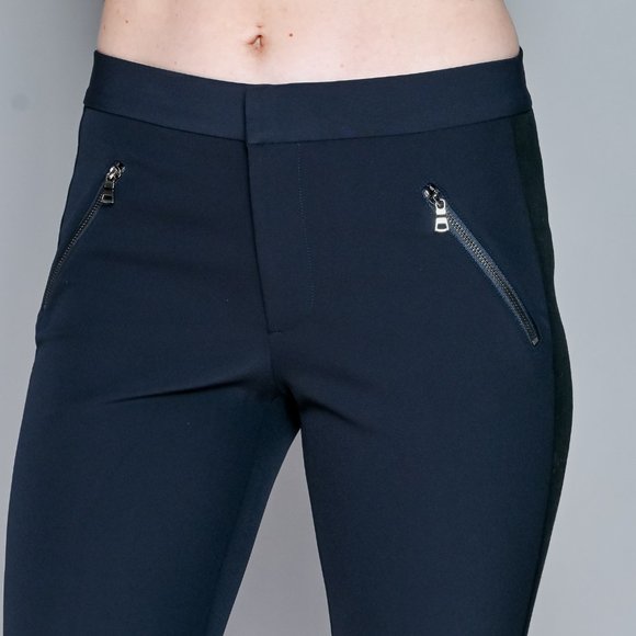 REBECCA TAYLOR Tuxedo Stripe Ava Techie Pants - Picture 2 of 7